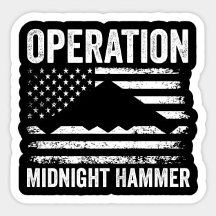 Operation-Midnight-Hammer-4th-of-July-USA-Flag Sticker